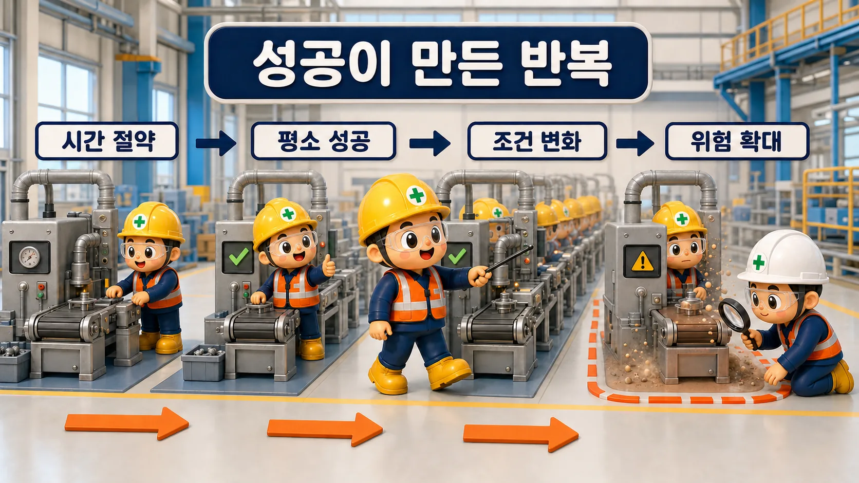 시간 절약이 평소 성공하면서 반복 선택으로 굳어지는 과정