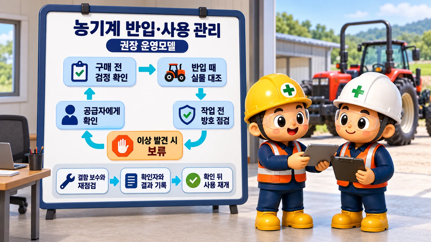 농업용기계 반입과 사용 관리의 권장 운영모델